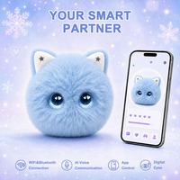En gros, Jouet en peluche interactif parlant IA, Robot en peluche, Chatbot, Compagnon IA pour enfants à longue mémoire et chantant, Animal de compagnie IA, Pendentif IA