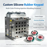 Clavier à membrane en silicone imprimé sur mesure, tampons en silicone étanches et anti-poussière pour calculatrice et clavier d'ordinateur
