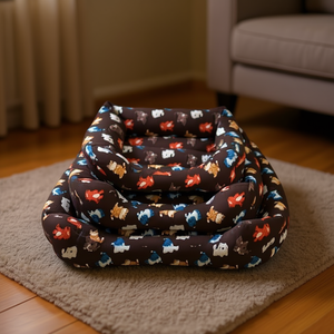 Cuccia per Cani Colorata con Fondo Antiscivolo, Set Tre Pezzi per Animali Domestici - Product Image 3