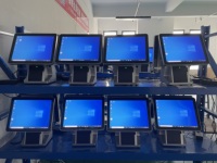 SC-680S Tableta Android de 15.6 Pulgadas en Forma de L, CPU RK3568, Google GMS, Caja Registradora POS, Modo Vertical/Horizontal, NFC, Electrónica