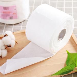 Toalla facial desechable de fibra vegetal de algodón perlado suave sin aditivo para gimnasio, salón, maquillaje de viaje, habitación de Hotel - Product Image 3