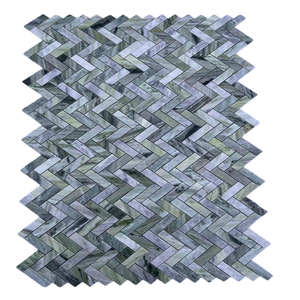 Dalles de <span class=keywords><strong>parquet</strong></span> mural intérieur modernes en marbre onyx vert naturel poli HUANAI, carrées 300x300mm, design graphique, garantie 3 ans - Product Image 3