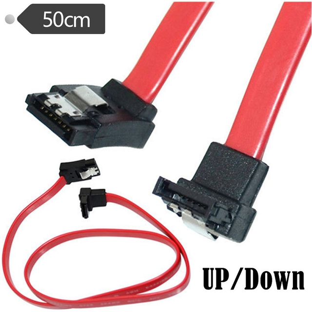 New SATA Cable SATA3.0 6Gbps Straight Left Angle SATA III Cables for HDD SSD 8Pin SATA3 Cables