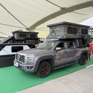Camper pour pick-up <span class=keywords><strong>avec</strong></span> toit souple - Capacité 2 personnes, charge utile 1000 kg pour le camping en plein air - Product Image 3