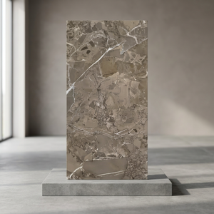 Venice Brown 600x1200mm Glossy Polished Porcelain Wall Floor Tiles Marble Look 8.5mm - Product Image 3