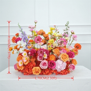 Decoración Floral Artificial de Seda Elegante y Personalizable para el Pasillo de Boda o Decoración para Eventos de Despedida de Soltera - Product Image 3