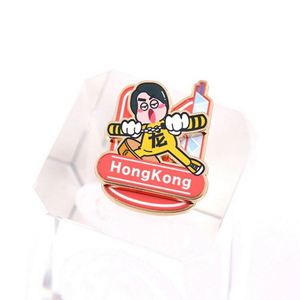 Wholesale Medical Flag Empty Custom Metal Enamel Lapel Pins logo Badges Making <b>Machine</b> with Safety Pin - Product Image 3