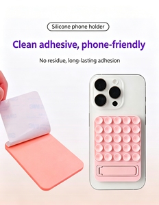 ขาตั้งโทรศัพท์แบบถ้วยดูดซิลิโคนสำหรับ iPhone ทุกรุ่น พร้อมโลโก้ปรับแต่งได้ ที่ยึดติดโต๊ะ กันลื่น ที่ยึดติดผนังแบบสุญญากาศ แข็งแรง - Product Image 3