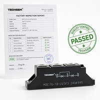 Module de diode redresseuse TECHSEM MDC70-18-223F3 70A 1800V, redresseur à pont SCR haute fiabilité pour alimentation électrique