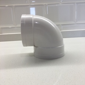 Upvc Fittings Pipe DN90X88 AS/NZS1254 UPVC Plastic Water Fittings Pipe Stormwater Bend F/F