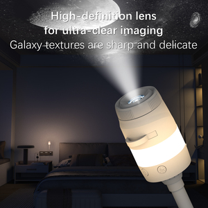 NUEVO Proyector de Galaxia Aurora Recargable por USB, Luz Nocturna Estrellada con 8 Modos de Color, Luz Ambiental para Fiestas - Product Image 3