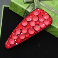 Pinces à cheveux en métal pour femmes avec strass, style fait main, épingles à cheveux, pinces BB, pinces à cheveux latérales souples en cuir véritable, vente en gros