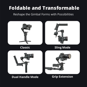 2024 <span class=keywords><strong>MOZA</strong></span> <span class=keywords><strong>AirCross</strong></span> 3 estabilizador de cardán antivibración de mano profesional de 3 ejes para cámara DSLR con bolso - Product Image 4