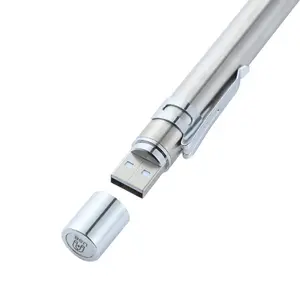 गर्म बिक्री मिनी टॉर्च चिकित्सा हैंडी पेन प्रकाश यूएसबी रिचार्जेबल दोहरी प्रकाश रंग नर्सिंग Penlight