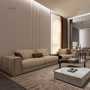 Canapé moderne avec des lignes distinctives Tangerine Accent - Product Image 3