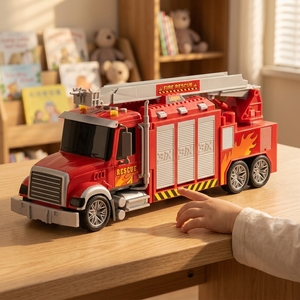 Camions de pompiers jouets pour garçons : ensemble de jeu avec fonction de pulvérisation d'eau et transformation - Product Image 2