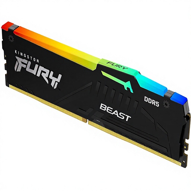 For King FURY Beast RGB 32GB 6400MT/s DDR5 CL32 Desktop Memory | AMD EXPO | Single Module