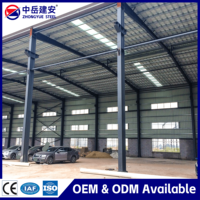 Structure en acier Q235B durable et personnalisable pour diverses applications industrielles, atelier commercial