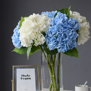 Promise Factory Single Branch Hydrangea <strong>Artificial</strong> Hand <strong>Bouquet</strong> for Wedding Proposal Birthday Props - Product Image 3