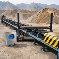Détecteurs de métaux industriels à courants de Foucault haute précision, indice IP68, écran LCD, certifiés CE pour usines de ciment, mines de charbon et détection de métaux sur convoyeurs