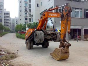 Powerful <b>Used</b> HITACHI EX100WD Excavator With Hitachi EX100WD Original Engine Wheel Excavator <b>Used</b> <b>Machine</b> - Product Image 3