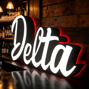 Kotak Lampu LED Akrilik Huruf 3D Logo Kustom untuk Iklan Kedai Kopi, Tanda LED Tahan Lama, Kotak Iklan Lampu Luar Ruangan - Product Image 6