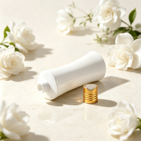 Bouteille PET cylindrique de 20/75/260/400 ml avec pulvérisateur à pompe, conteneur cosmétique vide pour emballage de soins de la peau, shampooing et lotion