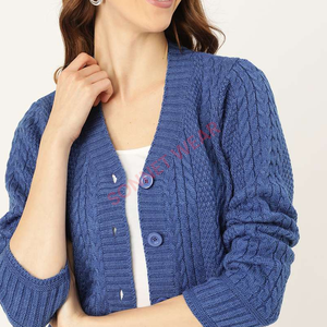 Pull cardigan durable pour femme avec tissu extensible et attrait classique idéal pour la superposition et les activités de plein air - Product Image 5