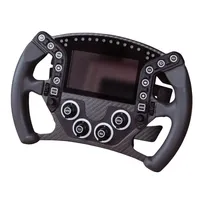 Volant F1 en Fibre de Carbone Personnalisé pour Simulateur de Course, Usinage CNC sur Mesure, Fabricant OEM