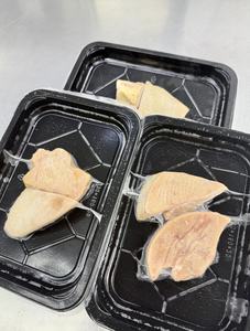 Barquette en plastique PP jetable noire pour foie <span class=keywords><strong>gras</strong></span>, boîte de restauration, viande congelée, fruits de mer, autres contenants alimentaires, maintien au <span class=keywords><strong>frais</strong></span> - Product Image 3