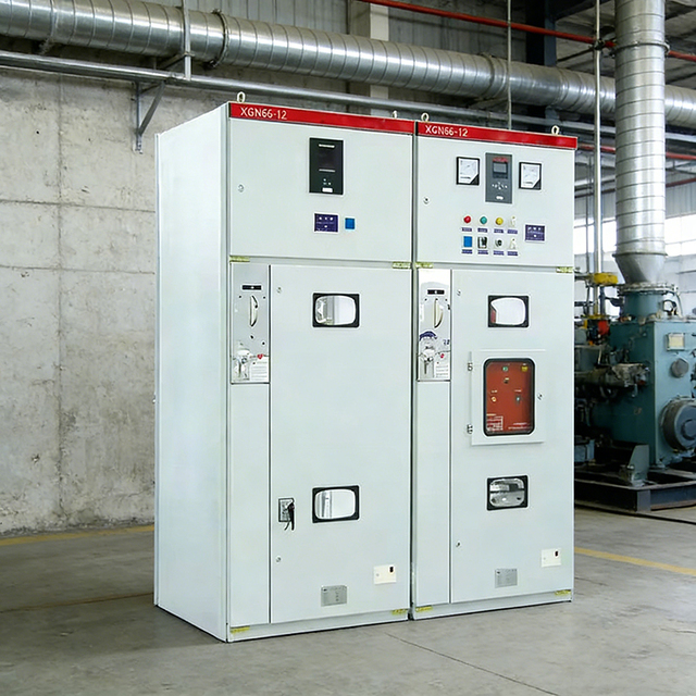 HXGN High-voltage Metal Ring-main Unit Switchgear Metering Distribution Cabinet IP4X Rated Voltage 12kV 630A Power Distribution