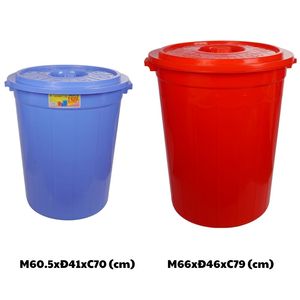 HOKORI 25L barril de alta resistencia con tapa-Contenedor práctico y seguro para agua, suministros a granel y varias aplicaciones de almacenamiento - Product Image 6