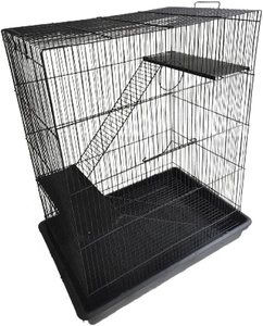 <span class=keywords><strong>Cage</strong></span> ronde en métal écologique pour furet, lapin ou écureuil, intérieur et extérieur, pour petits animaux - Product Image 3