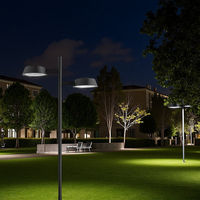 Lampe de jardin à LED Colonne de protection Lampe de rue décorative en aluminium pour l'extérieur Poteaux de jardin à LED