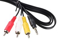 Câble audio stéréo RCA mâle-mâle Hi-Fi avec connecteurs plaqués or pour amplificateur de cinéma maison et système Hi-Fi