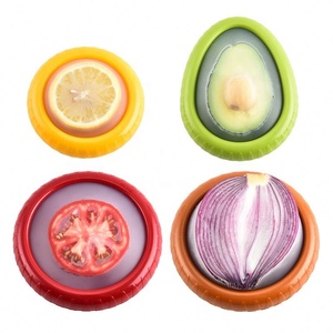 Wholesale 24 Piece Fridge Garlic Onions Lemons <b>Potato</b> Avocado Saver Tomato Holder Reusable Plastic Airtight Eco-Friendly Storage - Product Image 3