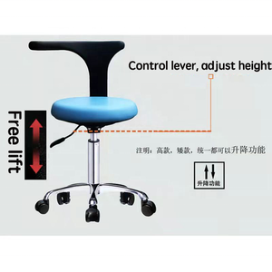 Silla de laboratorio pequeña ajustable de estilo moderno más vendida asiento suave de pierna de metal para laboratorio Aula de laboratorio sala de informática escuela - Product Image 5
