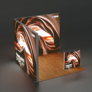 Tradeshow Stand Retroiluminado SEG 6x2m 160 W 16000 LM UL 10-Day lightbox publicidad - Product Image 3