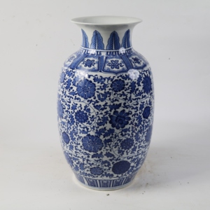 Vase lanterne en <span class=keywords><strong>porcelaine</strong></span> bleue et blanche sous glaçure rouge, fait main à Jingdezhen, avec motifs de faisan et de pivoine, pour la décoration intérieure - Product Image 5