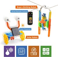 Kit de Robot DIY para Niños de 4 a 6 Años, Juguetes Educativos STEM de Ciencia e Ingeniería, Plástico, Sin Baterías