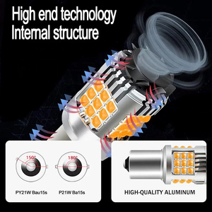 FSYLX 7K 1156 Automobile 1157 luce per auto a <span class=keywords><strong>LED</strong></span> BA15S lampadina a <span class=keywords><strong>LED</strong></span> 1157 7443 3030 36SMD T20 W21W luce di direzione luci dei freni veicoli - Product Image 2
