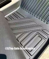 Alfombrillas 3D TPE para coche, alfombrillas para pies, uso para 2025 Geely Geometry E, accesorios, cubierta para maletero de coche
