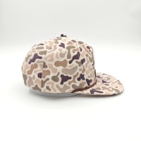 Gorra Richardson 256 Personalizada con Logotipo Bordado en 3D, Diseño Dobby Dot, Camuflaje, Leopardo, Oxford, Ajustable, con Cierre a Presión, 5 Paneles, Estilo Hip Hop, Visera Plana