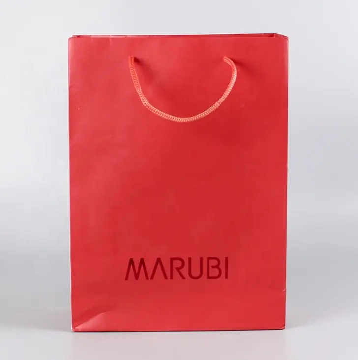 工場卸売技術中国卸売包装紙供給赤紙バッグワインギフトバッグ安いギフトバッグ