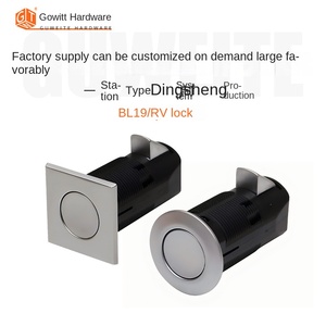 Nhà máy cung cấp RV du thuyền đồ nội thất tủ khóa xi lanh chôn cửa tủ và ngăn kéo nút khóa Báo Chí mở khóa - Product Image 5