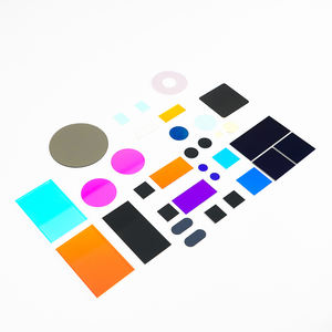 فلتر زجاجي بصري مستطيل الشكل مخصص ورخيص الثمن لـ IPL، مقاوم للحرارة العالية، 638-640 نانومتر، فلتر بصري زجاجي أحمر طويل المدى - Product Image 3