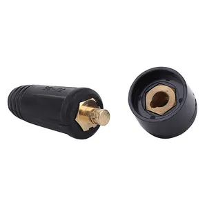 WSD Welding European Cable Joint Quick Connector Dinse-Style 400Amp-500Amp (CK9500) 70-95 welding cable connector 2pcs