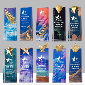 Nouveau Design <span class=keywords><strong>Dream</strong></span> Flying Sports Events Souvenirs Impression complète K9 Crystal Award Trophy For Business Gifts - Product Image 3