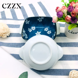 Bol en céramique écologique pour bébé et enfant, mini bol pour soupe, nourriture, avec deux poignées, 5,75 pouces - Product Image 3