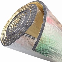 Bouclier thermique insonorisant pour voiture, tapis insonorisant pour voiture, mousse d'isolation moteur avec feuille d'aluminium